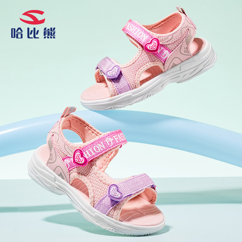 Laste lahtised kingad Uued Korea stiilis Armastus Printsessikingad Armsad Tüdrukud Printsessi Spordisandaalid