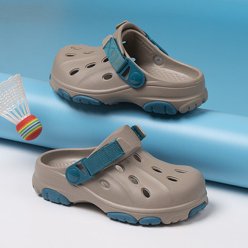 Παιδικά καλοκαιρινά Crocs 2024 Νέο στυλ Casual ελαφριά αντιολισθητικά πέδιλα παραλίας με χοντρή σόλα για αγόρια 