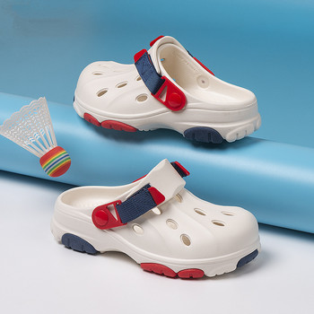 Παιδικά καλοκαιρινά Crocs 2024 Νέο στυλ Casual ελαφριά αντιολισθητικά πέδιλα παραλίας με χοντρή σόλα για αγόρια 