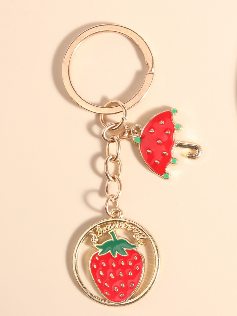 Kūrybinga nauja maža šviežių vyšnių žiedų vazoninė ramunė, miela bitelė katė pakabukas raktų pakabukas