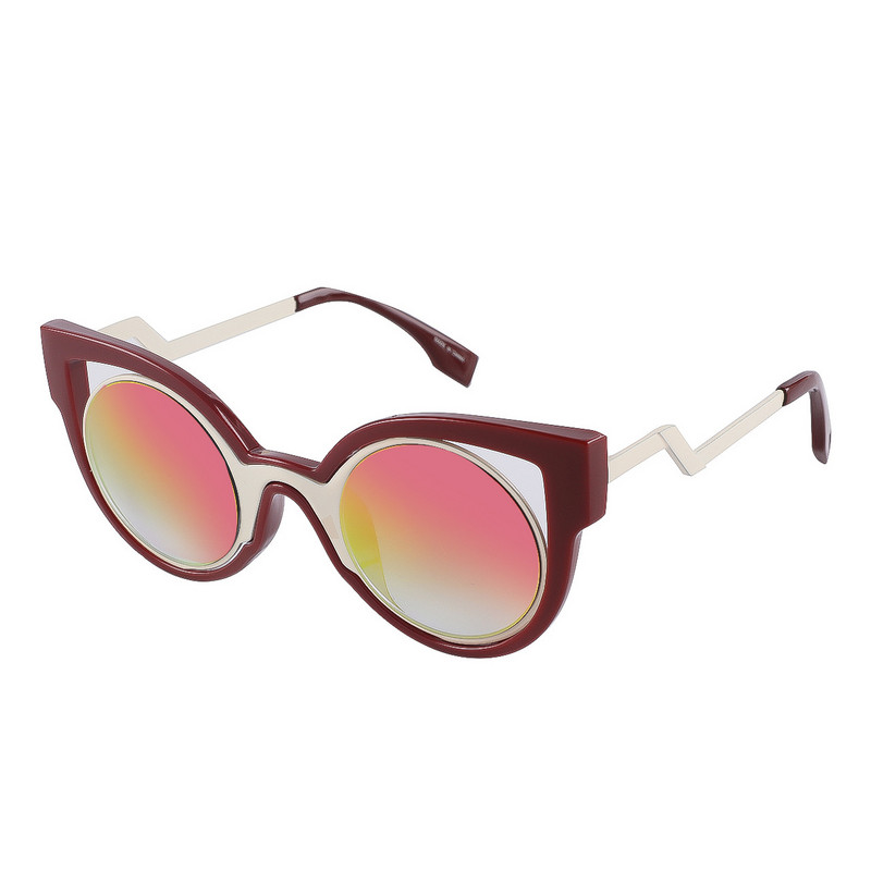 Noi ochelari de soare cu ochi de pisică de modă europeană și americană, celebrități pe internet, fotografii stradale, ochelari de soare de epocă pentru femei 97058