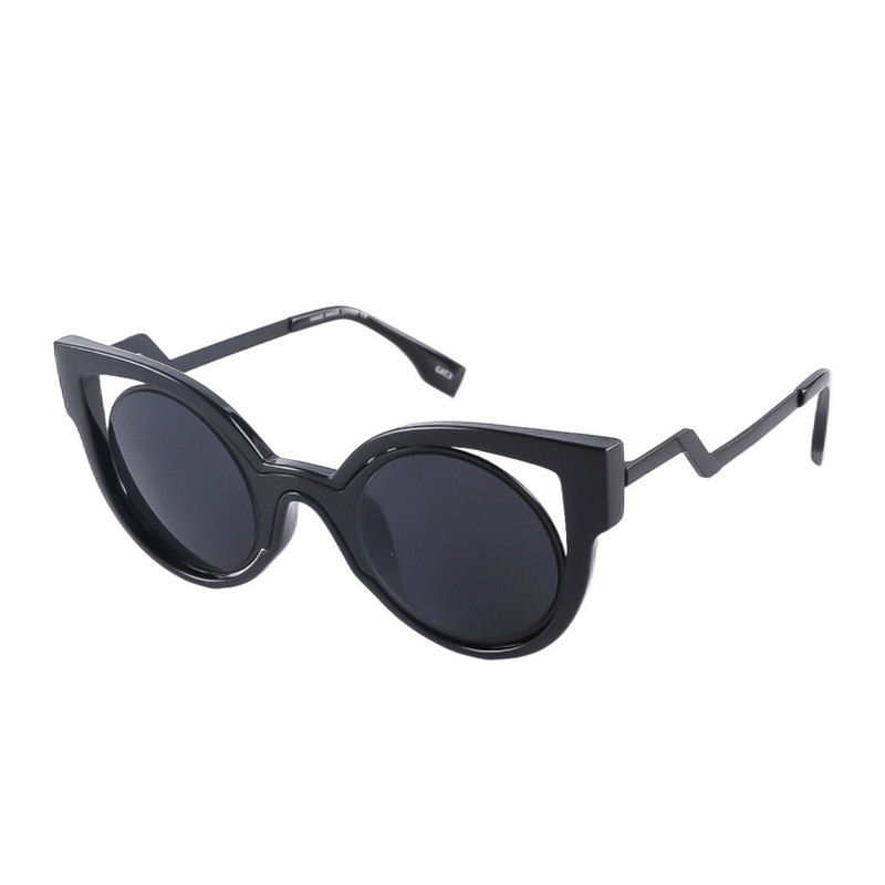Noi ochelari de soare cu ochi de pisică de modă europeană și americană, celebrități pe internet, fotografii stradale, ochelari de soare de epocă pentru femei 97058