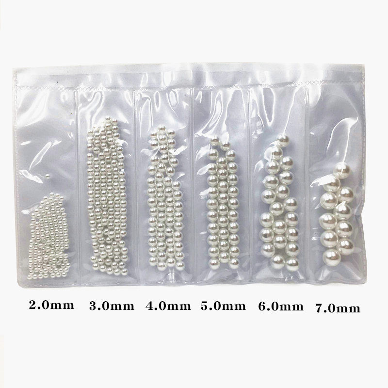 Set complet în cutie, bijuterii pentru unghii cu perle, fund plat AB, jumătate rotund, fără gaură, amestecat, alb pur, bej, diamant pentru unghii