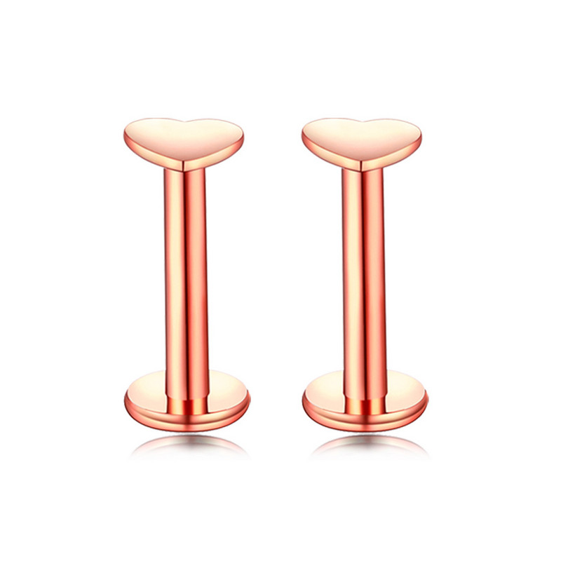 Από ανοξείδωτο ατσάλι ειδικό σχήμα ζιργκόν σχήμα καρδιάς καρφίτσα χειλιών πέντε αστέρων πουλά δημοφιλή κοσμήματα piercing