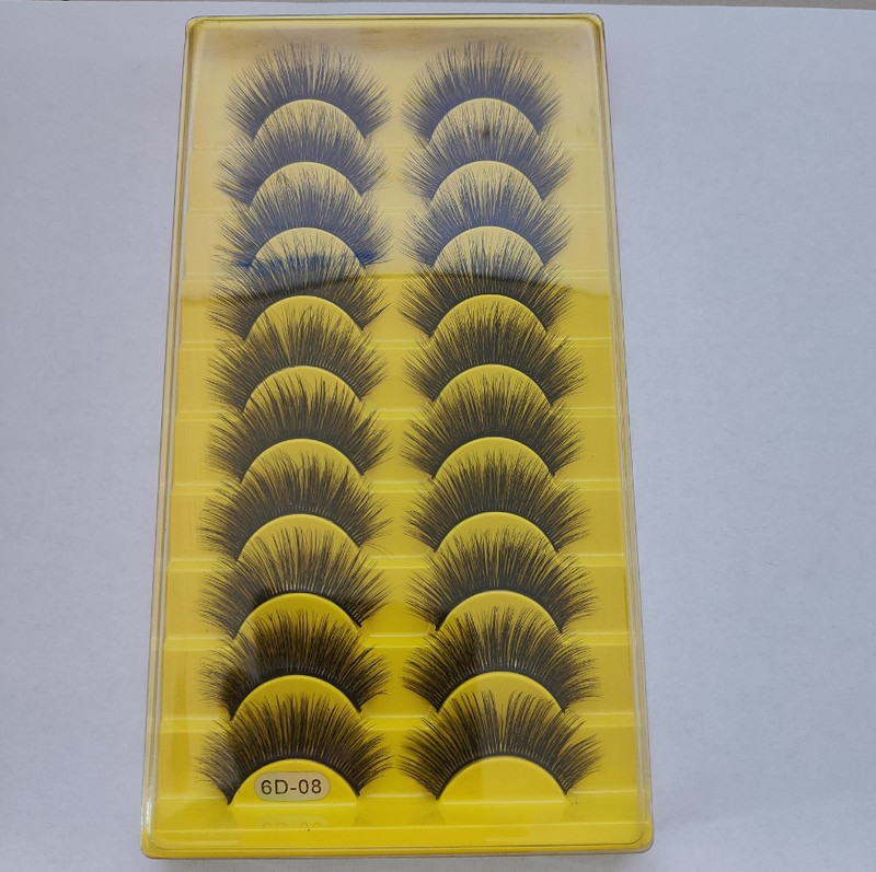 thick European and American false eyelashes mixed false eyelashes 6D false eyelashes