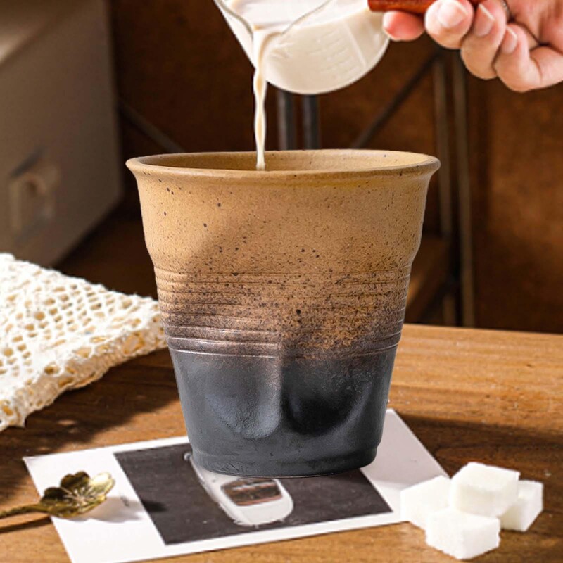 Naujovė Keraminis kavos puodelis Geriamasis Puodelis Vandens Puodelis Buitinis Pieno Puodelis Namų Miegamojo Vestuvių Vakarėliui Svetainės dovanos šeimai