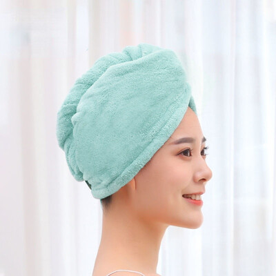 Γρήγορο στέγνωμα Πετσέτα από μικροΐνες Πετσέτα μαλλιών Πετσέτα μαλλιών κεντημένα λουλούδια Απαλό καπέλο μπάνιου με σούπερ απορρόφηση νερού