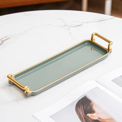 Kerge luksuslik kandik majapidamises ristkülikukujuline kosmeetika hoiualus elutuba veetass hoiukoht hotelli korteri hoiualus