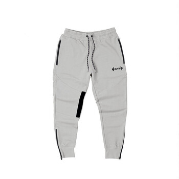 2023 New Men Sweatpants Gyms Fitness Αθλητικό παντελόνι Bodybuilding Joggers Workout Παντελόνι Ανδρικά Τσέπη με φερμουάρ Βαμβακερό μολύβι ανδρικό παντελόνι