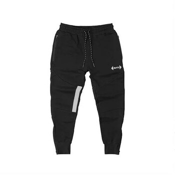 2023 New Men Sweatpants Gyms Fitness Αθλητικό παντελόνι Bodybuilding Joggers Workout Παντελόνι Ανδρικά Τσέπη με φερμουάρ Βαμβακερό μολύβι ανδρικό παντελόνι