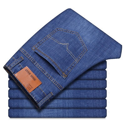 KUBRO Ανδρικά επαγγελματικά Stretch Ανδρικά τζιν Ανδρικά τζιν Κορεάτικη μόδα Ευέλικτο τζιν μακριά φαρδιά παντελόνια Μοντέρνα επαγγελματικά παντελόνια