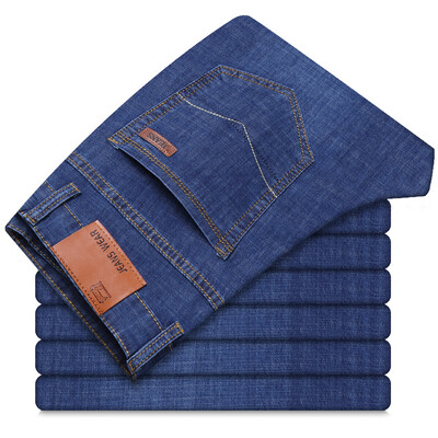 KUBRO Ανδρικά επαγγελματικά Stretch Ανδρικά τζιν Ανδρικά τζιν Κορεάτικη μόδα Ευέλικτο τζιν μακριά φαρδιά παντελόνια Μοντέρνα επαγγελματικά παντελόνια