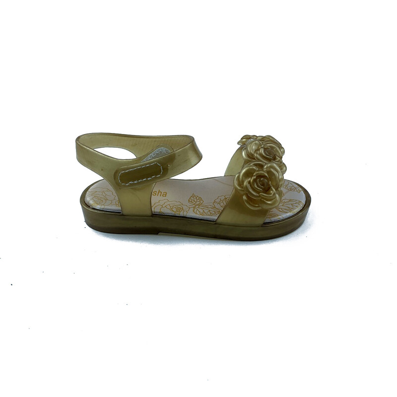 Παιδικά σανδάλια με velcro τρία τριαντάφυλλα