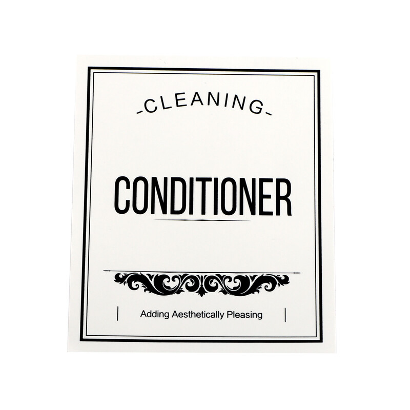 Ristkülikukujuline dušigeeli etikett isekleepuv kleebis kätepuhastusvahendi šampooni ID-paberi palsami veekindlale kleebisele