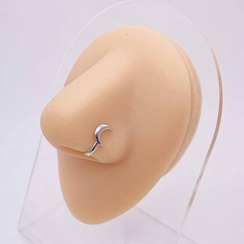 Tarpvalstybinis karštas išpardavimas atviras nosies žiedas netikras nosies nagas meilė kryžius triušis medumi inkrustuotas cirkonio nagas be auskarų