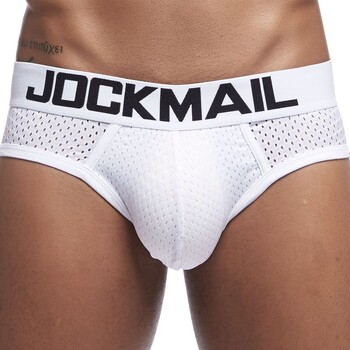 JOCKMAIL Νέα σλιπ U Convex ανδρικά εσώρουχα Σέξι αναπνεύσιμο διχτυωτό κεφάλι