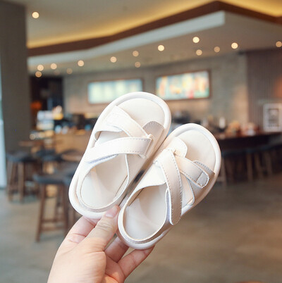 2024. aasta suvi, uued laste rannajalatsid Lastele mõeldud pehmest nahast sandaalid, lihtsas stiilis unisex poisid, tüdrukud, vabaaja sportlikud sandaalid, suurus 22-37