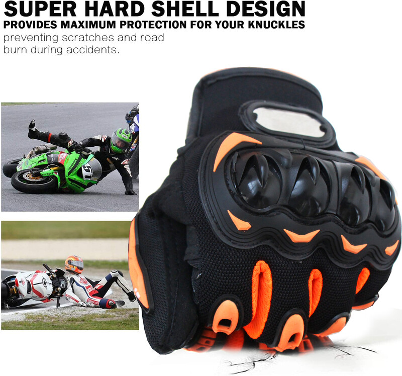 Οθόνη αφής Full Finger Motos Riding Guantes Γάντια Μοτοσικλέτας Μοτοσικλέτα Motocross Outdoor Sports Protective Gears Glove