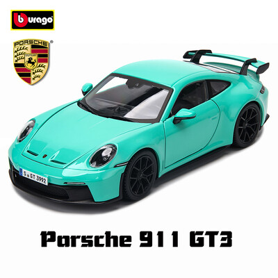 Bburago 1:24 Scale Porsche 911 Dakar Weissach sulamist võidusõiduauto sulam Luksussõiduk Diecast Car Model Mänguasjade kollektsioon Kingitus