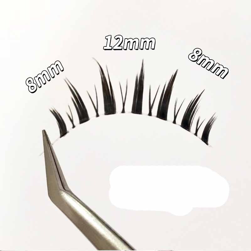 5 pari umjetnih trepavica Ženske prirodne japanske ozbiljne šminke Kratke tanke ekstenzije trepavica Cosplay umjetne trepavice