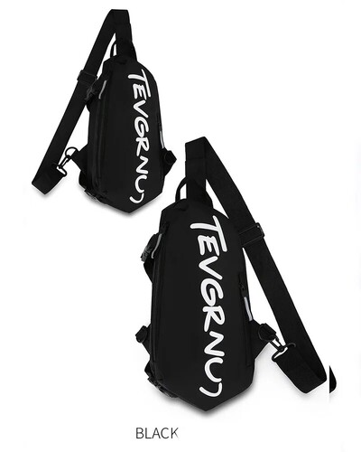 Sügis- ja talvine nailonist rinnakott Trendikas ja moodne naiste õlakott Spordi- ja vaba aja meeste kaldus käekott