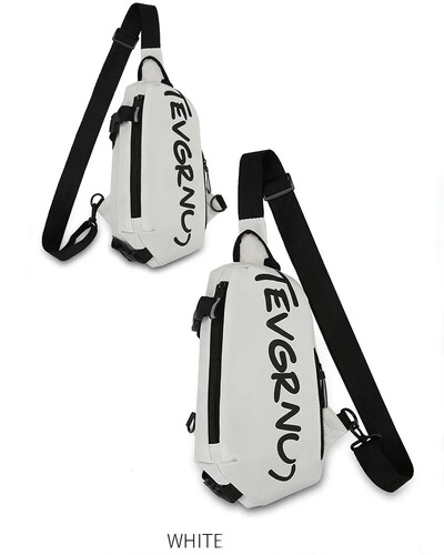 Sügis- ja talvine nailonist rinnakott Trendikas ja moodne naiste õlakott Spordi- ja vaba aja meeste kaldus käekott