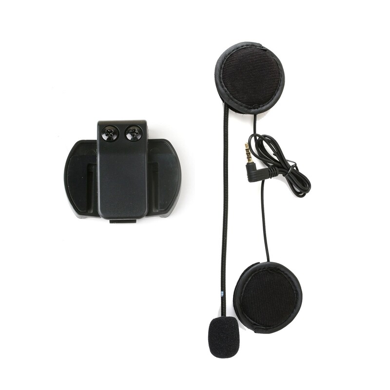 EJEAS V6 PRO Helmet Intercom Clip 3,5 mm mikrofono garsiakalbio ausinės, skirtos Vnetphone V4 motociklo Bluetooth vidiniam telefonui
