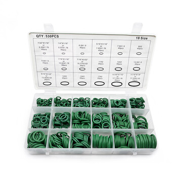 Σετ O-Ring Assortment Kit Δακτύλιοι O-Ring υψηλής πίεσης από καουτσούκ νιτριλίου NBR Σετ στεγανοποίησης για υδραυλικά αυτοκίνητα και δακτύλιοι επισκευής βρύσης