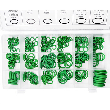 Σετ O-Ring Assortment Kit Δακτύλιοι O-Ring υψηλής πίεσης από καουτσούκ νιτριλίου NBR Σετ στεγανοποίησης για υδραυλικά αυτοκίνητα και δακτύλιοι επισκευής βρύσης