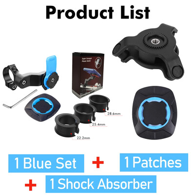 Suport telefon pentru biciclete pentru motociclete Suport pentru telefon pentru biciclete Quad Lock Suport pentru biciclete Suport rotativ la 360° pentru navigare Suport de securitate