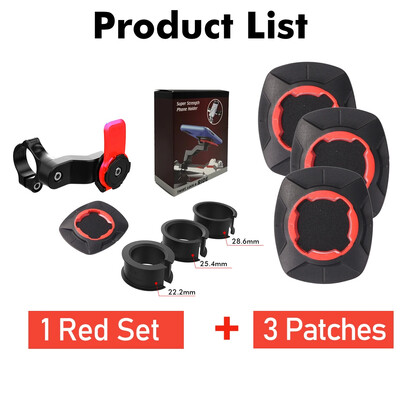 Suport telefon pentru biciclete pentru motociclete Suport pentru telefon pentru biciclete Quad Lock Suport pentru biciclete Suport rotativ la 360° pentru navigare Suport de securitate