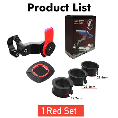 Suport telefon pentru biciclete pentru motociclete Suport pentru telefon pentru biciclete Quad Lock Suport pentru biciclete Suport rotativ la 360° pentru navigare Suport de securitate