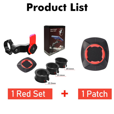 Suport telefon pentru biciclete pentru motociclete Suport pentru telefon pentru biciclete Quad Lock Suport pentru biciclete Suport rotativ la 360° pentru navigare Suport de securitate