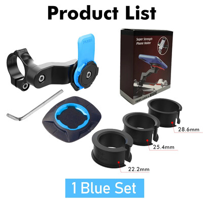 Suport telefon pentru biciclete pentru motociclete Suport pentru telefon pentru biciclete Quad Lock Suport pentru biciclete Suport rotativ la 360° pentru navigare Suport de securitate