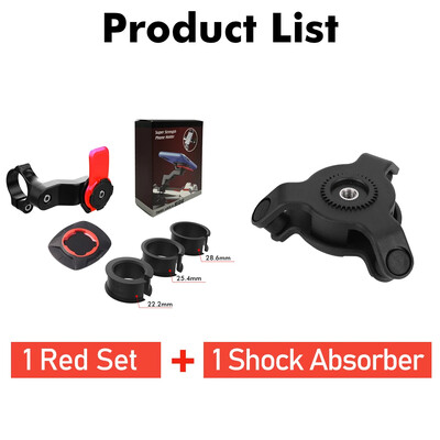 Suport telefon pentru biciclete pentru motociclete Suport pentru telefon pentru biciclete Quad Lock Suport pentru biciclete Suport rotativ la 360° pentru navigare Suport de securitate