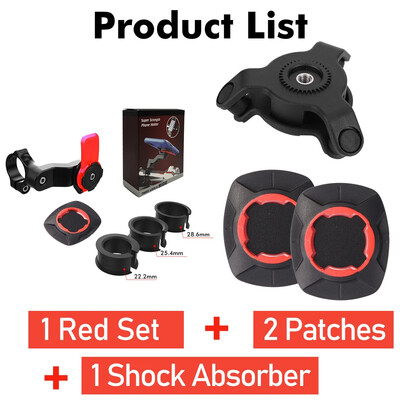 Suport telefon pentru biciclete pentru motociclete Suport pentru telefon pentru biciclete Quad Lock Suport pentru biciclete Suport rotativ la 360° pentru navigare Suport de securitate