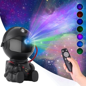 Star Projector Galaxy Night Light Αστροναύτης Διαστημικός προβολέας Starry Nebula Φωτιστικό οροφής LED για Υπνοδωμάτιο Σπίτι Διακοσμητικό παιδικό δώρο