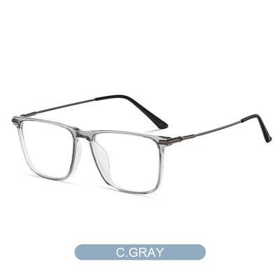 VICKY Titanium Classic Rame pătrate pentru bărbați Ochelari de lectură anti-lumină albastră Miopia pot fi personalizați Ochelari de prescripție 007