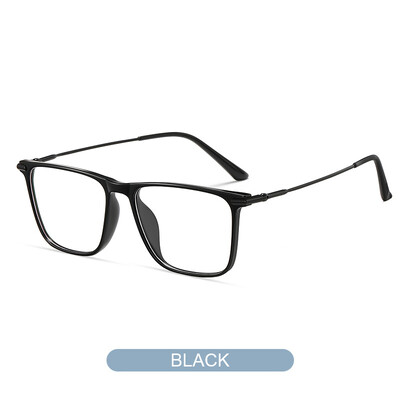 VICKY Titanium Classic Rame pătrate pentru bărbați Ochelari de lectură anti-lumină albastră Miopia pot fi personalizați Ochelari de prescripție 007