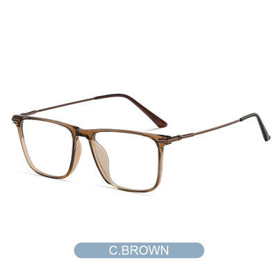 VICKY Titanium Classic Rame pătrate pentru bărbați Ochelari de lectură anti-lumină albastră Miopia pot fi personalizați Ochelari de prescripție 007