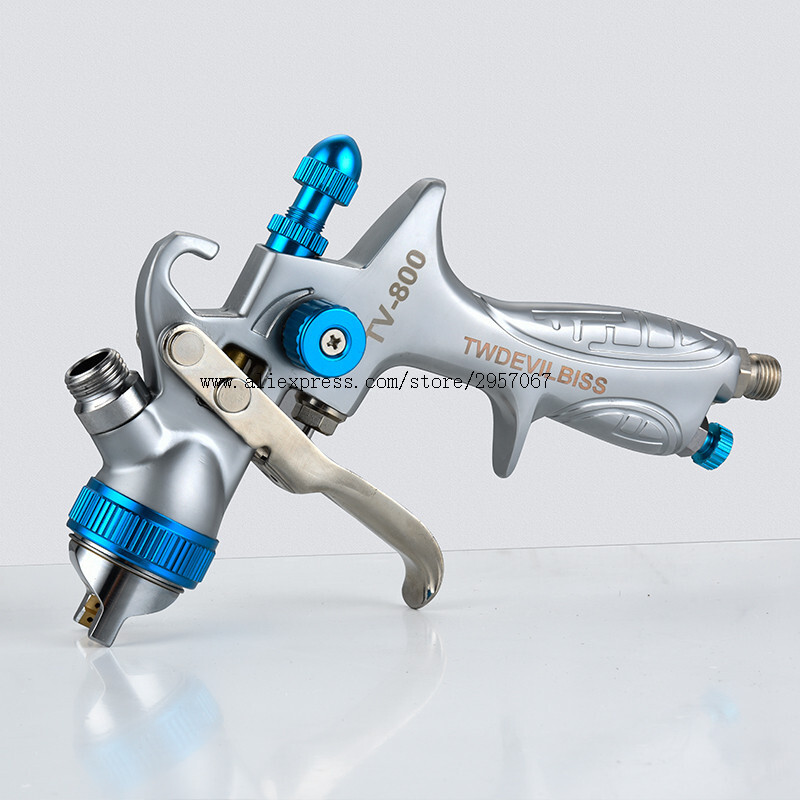 hvlp dažų purškimo pistoletas Automobilių dažymo pistoletas Gravity Feed dažų dezinfekavimo priemonė automotiva airbrush dažų purkštuvai su išsegamu dažų puodeliu