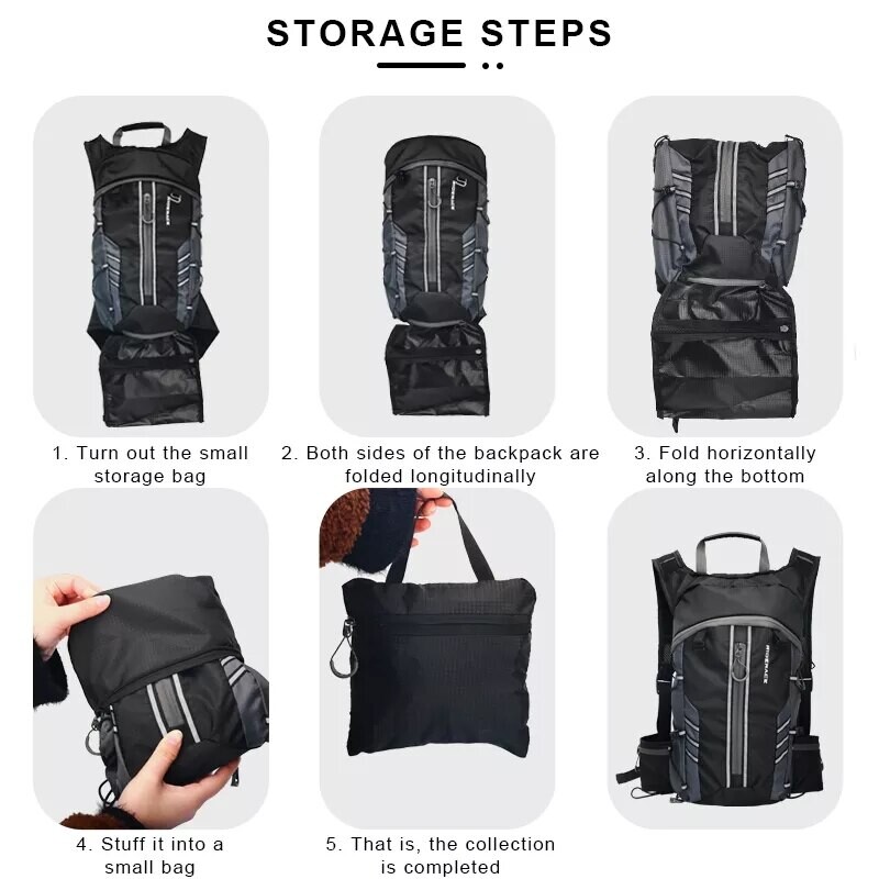 RIDERACE jalgratta veekott kokkupandav 10 l sportlik välimatka matkamiseks kaasaskantav hingav rattasõiduks maanteeratta kott niisutav seljakott