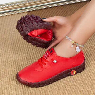 Tossud Naised Kingad Loaferid Paelad Nahk Lame Uus Kevad 2023 Vabaaja mugavad ema kingad Mujer Zapatos Chaussure Femme