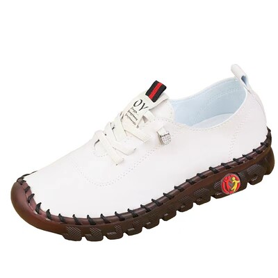 Tossud Naised Kingad Loaferid Paelad Nahk Lame Uus Kevad 2023 Vabaaja mugavad ema kingad Mujer Zapatos Chaussure Femme