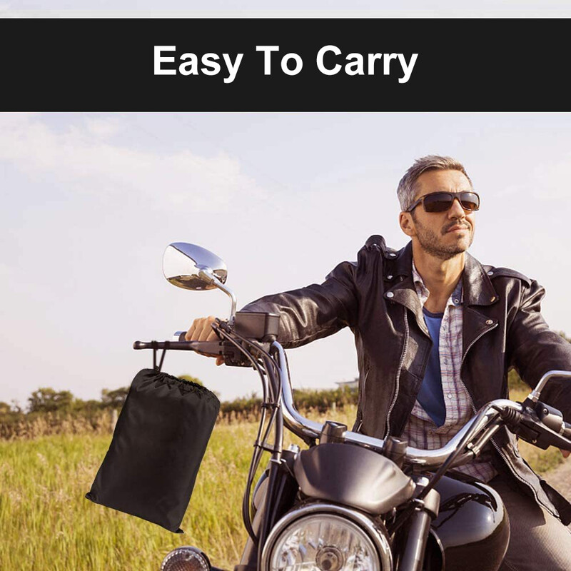 Mootorratta kate veekindel kogu hooajal tolmukindel UV-kaitsega siseruumides tõukeratas 190T kulumiskindlast riidest mootorratta kate