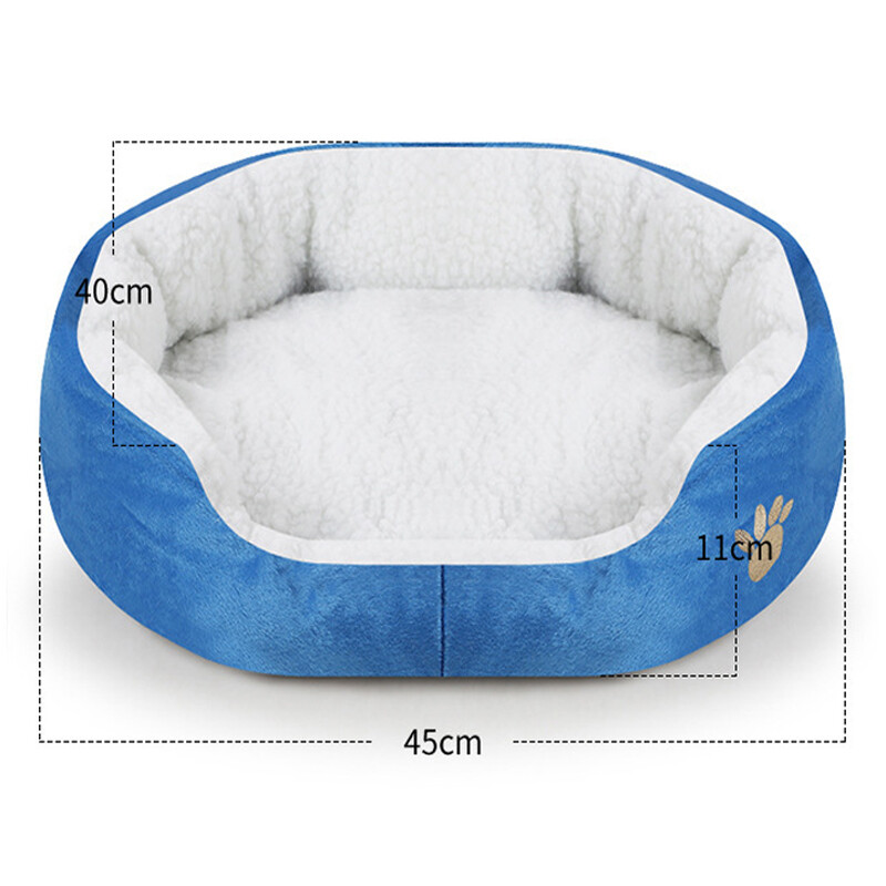 Šunų guolis kačių lovas su pastorintu PP medvilniniu šunų guoliu ir sofaTinka mažo šuniuko katės guoliui