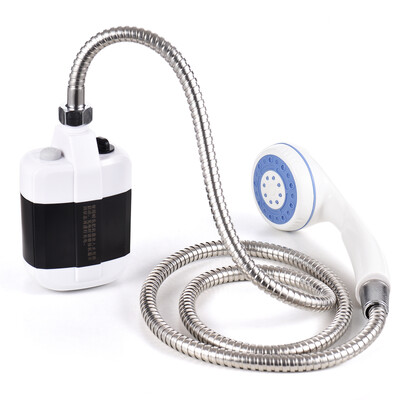 Duș portabil de camping în aer liber Pompă de duș electrică reîncărcabilă prin USB pentru spălarea mașinilor de camping, grădinărit, curățarea animalelor de companie