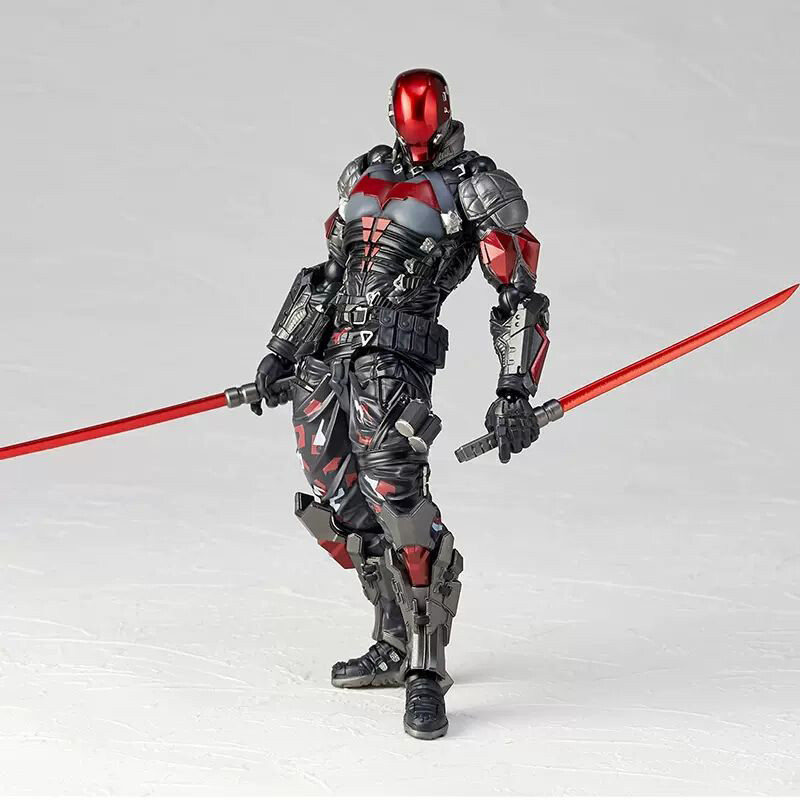 APbrīnojama YAMAGUCHI Arkham Knight Action figūriņa #024. Modelis PVC nūja 17cm kolekcija kustīgas anime figūriņas rotaļlietas bērnu dāvanām