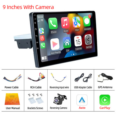 Hippcron Android 11 Ραδιόφωνο αυτοκινήτου 1 Din Autoradio 2G 32G Universal 7"/9" WIFI GPS Bluetooth Audio Multimedia Video Player