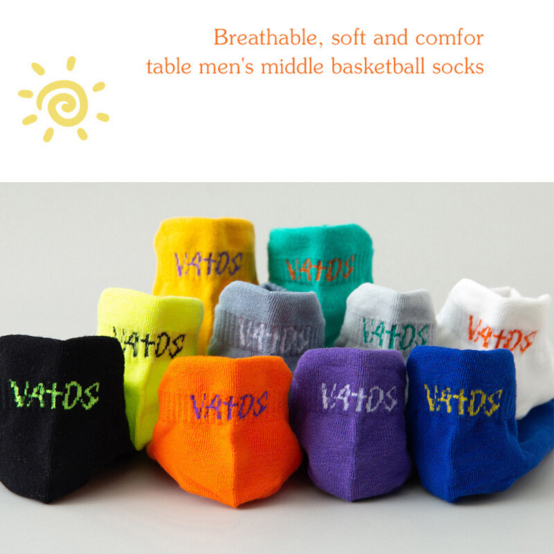 5 pāri spilgtas krāsas potītes bez izstāžu zeķes vīriešiem elpojošas ielas modes sporta dezodorants neredzamās ceļojuma skriešanas zeķes